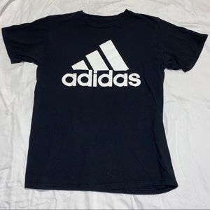 Black Adidas Logo Tee